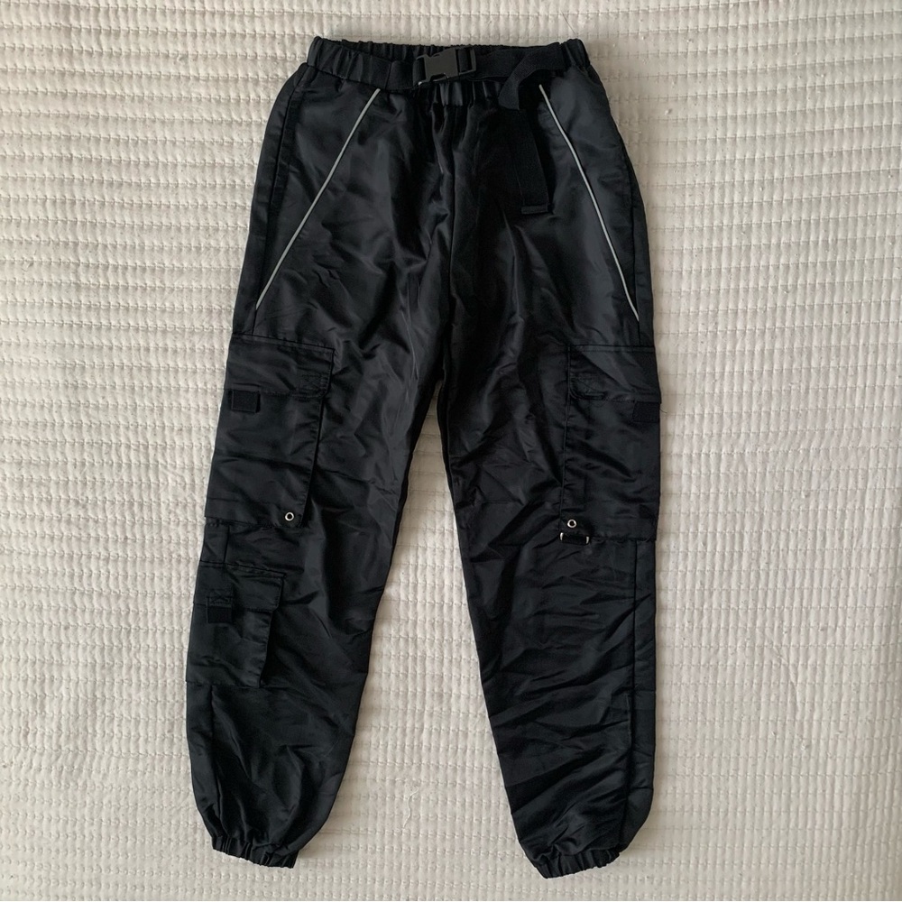 Nylon Cargo Joggers